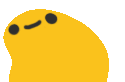 Yellow smiling blob